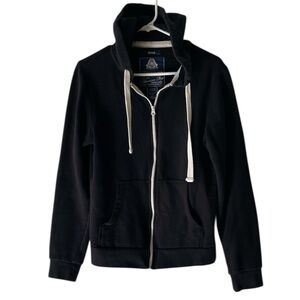 American Rag Y2K Black & white Zip-Up hoodie/sweater